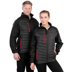 Black Compass Padded Soft Shell Jacket